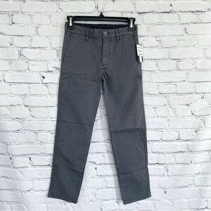 New Boys 1901 Slim Straight Gray Pants Size 8